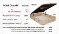 Canape abatible 105x190