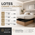 LOTES DE CANAPE + COLCHON